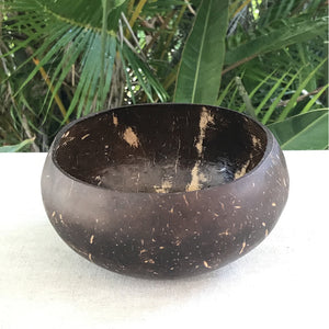 Coco Candle Co - jumbo sized polished coconut bowl 800ml+